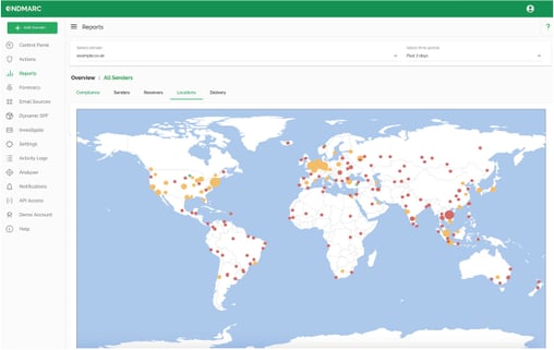 ONDMARC Location Reporting